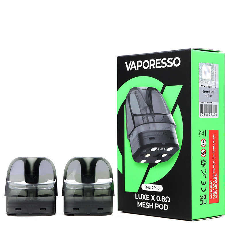 Vaporesso LUXE X  LUXE XR  LUXE XR Max  LUXE X PRO Pod Cartridge 5ml(2pcspack)