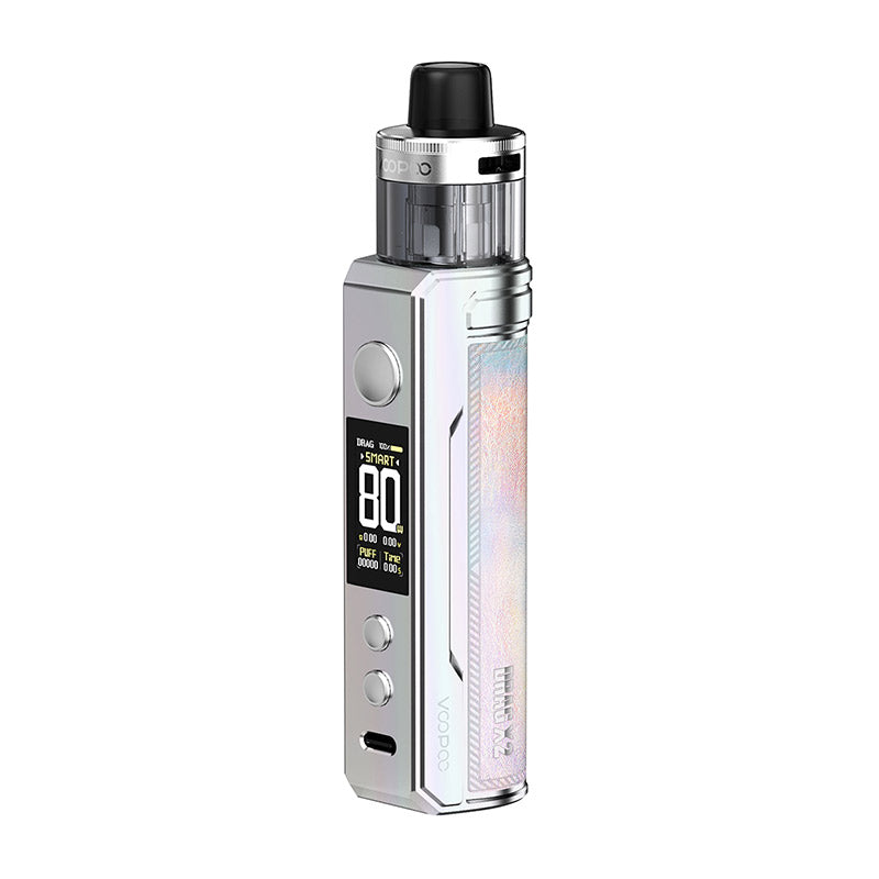 Voopoo Drag X2 80W Box Mod Kit with PnP X Cartridge DTL 5ml, Auto Power Off if no Operation for 10 Minutes