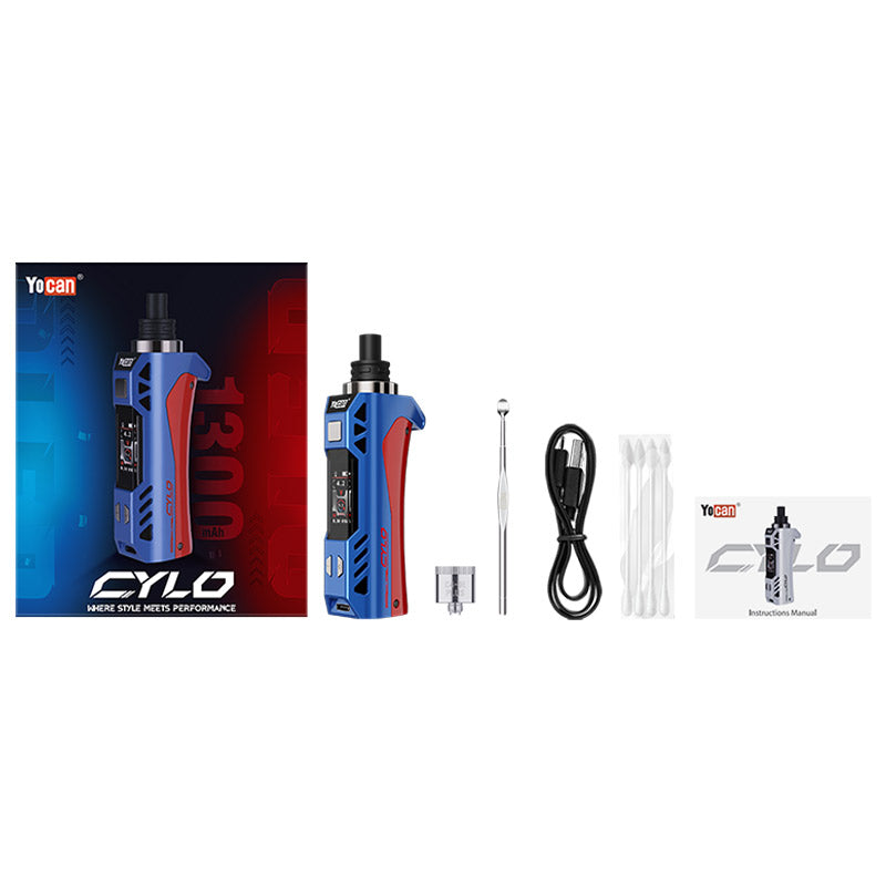 Yocan CYLO Wax Vaporizer Kit 1300mAh new