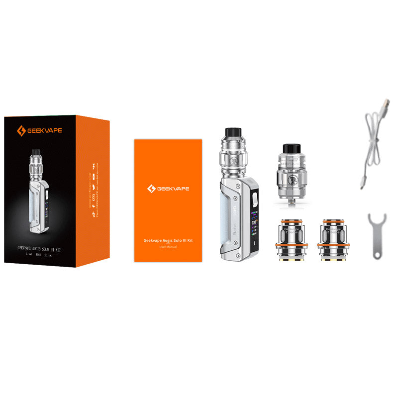 Geekvape Aegis Solo 3 (S100) Mod Kit with Z Subohm 2021 Tank 5.5ml New