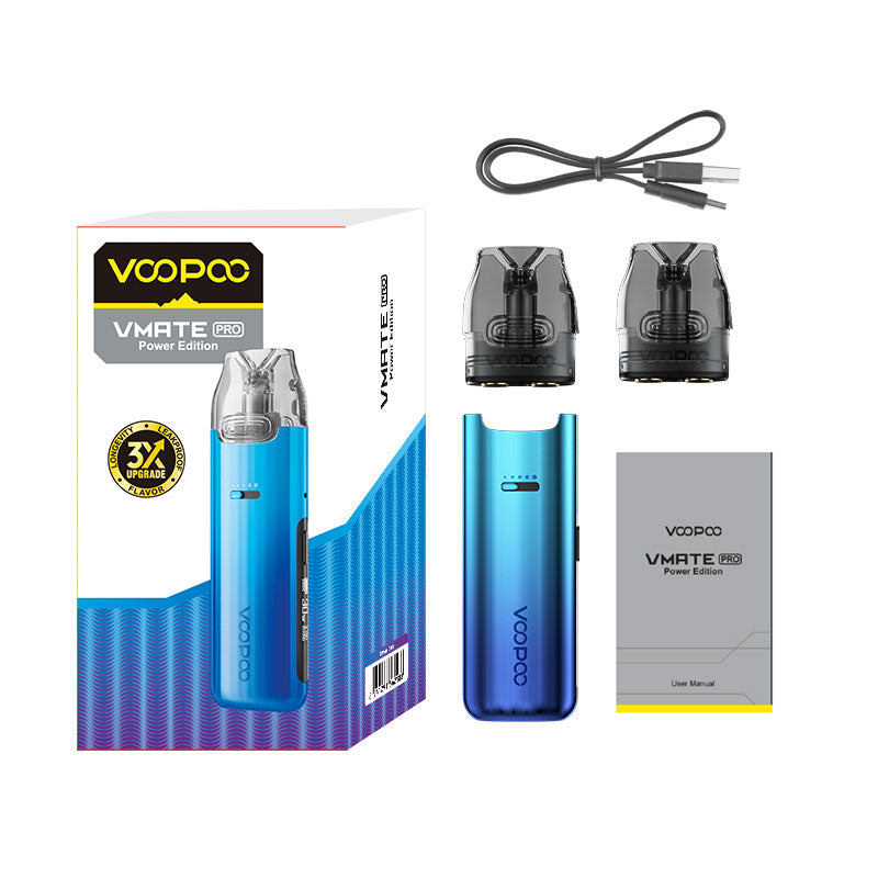 VOOPOO VMATE PRO Power Edition Kit 900mAh 3ml,Auto Power Off if no Operation for 10 Minutes new